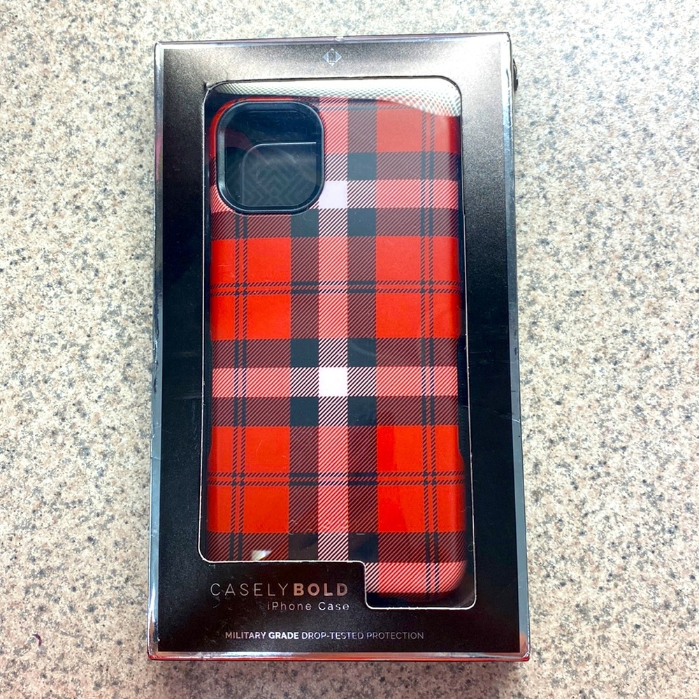 🎉SALE!!🎉 BNIB Casely iPhone 11 Pro Max Case in Red Plaid
